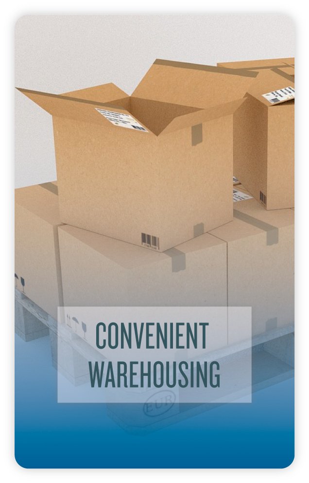 Convenient warehousing